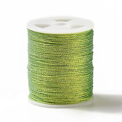 8 Rolls Polyester Sewing Thread, 6-Ply Polyester Cord for Jewelry Making