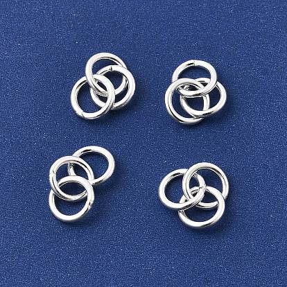 925 Кольца из серебра 925 пробы, тройное кольцо