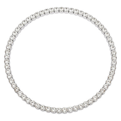 Plastic Bag Handles, with Crystal Rhinestone