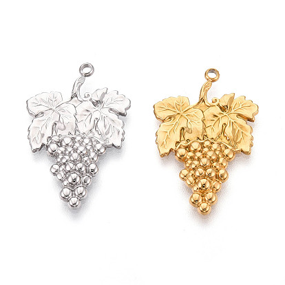 304 подвески из нержавеющей стали, ионное покрытие (ip), виноградное очарование