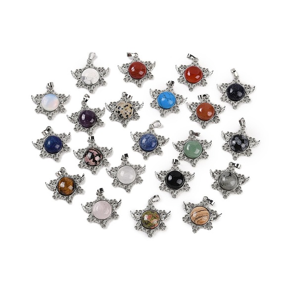 Драгоценный камень подвески, с реечной обшивкой латунными выводами, платина, без кадмия и без свинца, звезда