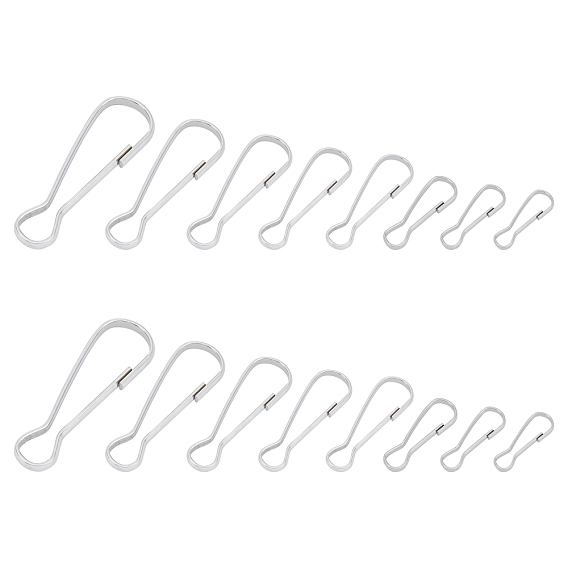 Stainless Steel Keychain Clasp Findings