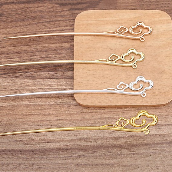 Поиск палочек для волос из сплава в старинном стиле, для ювелирных украшений своими руками, облако