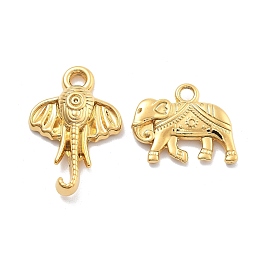 304 подвески из нержавеющей стали, очарование слона, вакуумное покрытие pvd