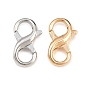 Alloy Lobster Claw Clasps, Number 8