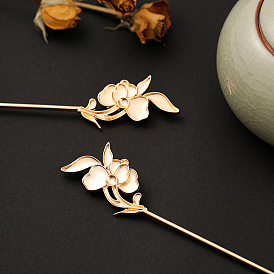 Yingyi jewelry alloy plus copper electrophoresis color-preserving Hanfu headdress hairpin small flower hairpin jewelry accessories