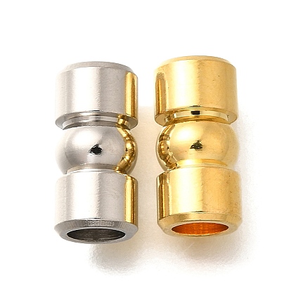 201 из нержавеющей стали бусы, колонка, ионное покрытие (ip)