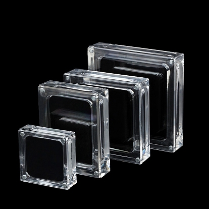 Transparent Acrylic Jewelry Gift Box with Magnetic Clasps