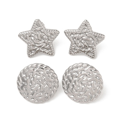 304 Stainless Steel Stud Earrings for Women