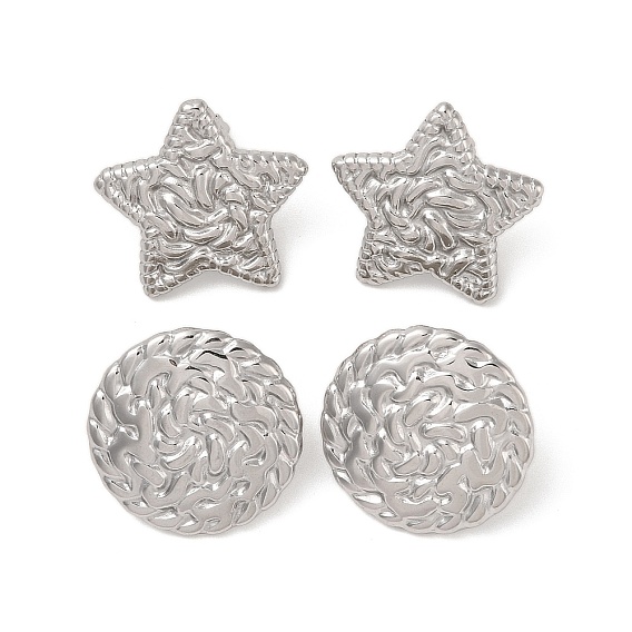 304 Stainless Steel Stud Earrings for Women