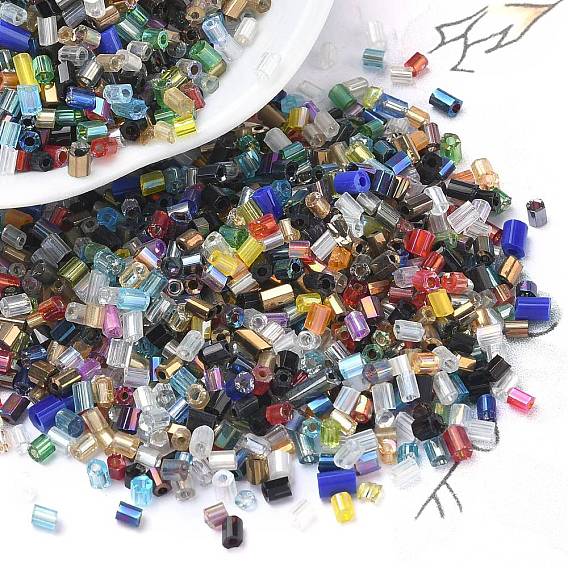 Perles de verre rondes, mixedstyle