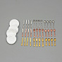 Miniature Ceramic Plate and Alloy Western Tableware, Doll House Miniature Toy Model