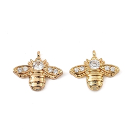 Латунные микро проложить кубического циркония подвески, пчела прелести