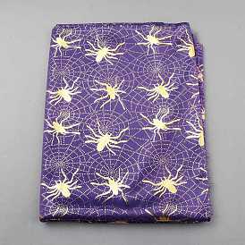 Полиэфирная ткань, для аксессуаров одежды, паук с паутиной