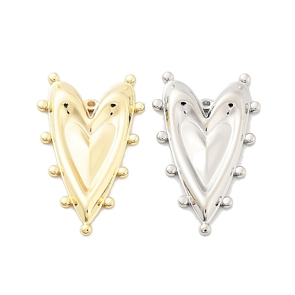Латунные подвески на день святого валентина, долговечный, сердце