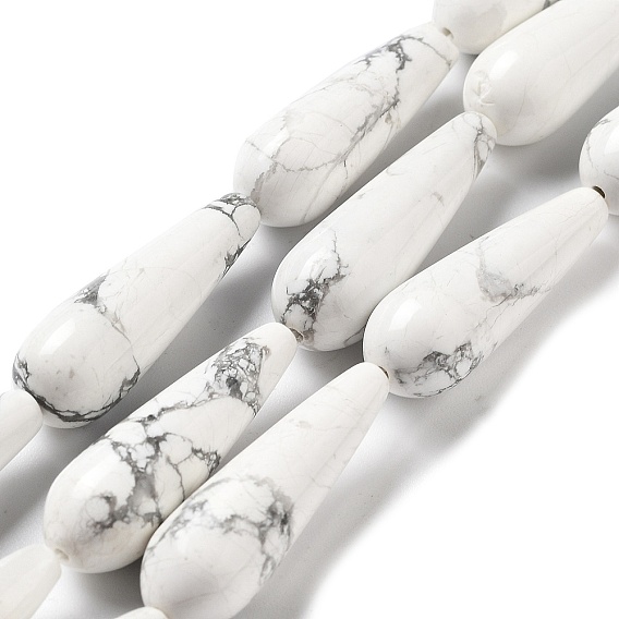 Природные Говлит бисер нитей, слеза