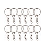 PandaHall Elite Iron Keychain Ring