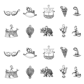 100 шт 10 подвески из сплава в тибетском стиле, без свинца и без кадмия, разнообразные