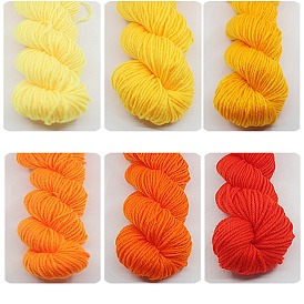Hilo de fibra acrílica, para tejer, tejido y crochet