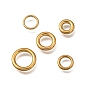 304 Stainless Steel Linking Rings, Round Ring, Ion Plating(IP)