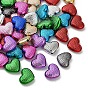 Непрозрачные акриловые бусины с УФ-покрытием, сердце