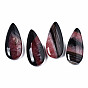 Natural Brazilian Agate Pendants, Dyed & Heated, Teardrop