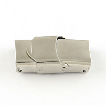 Ion Plating(IP) Smooth Surface 201 Stainless Steel Watch Band Clasps