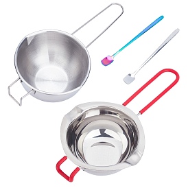 Bakeware Sets, Include 304 Stainless Steel Melting Pot and Spoon, for Chocolate, Butter Melting