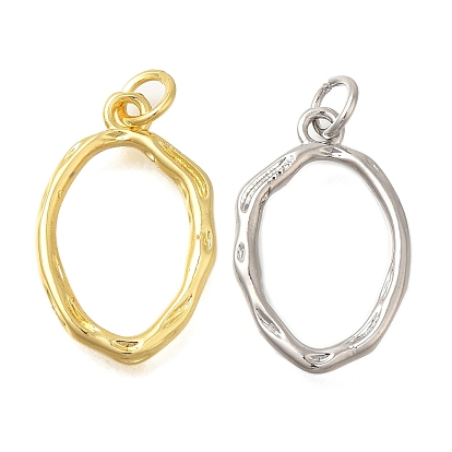 Стойки обшивки латунные подвески, без свинца и без кадмия, долговечный, овальные амулеты