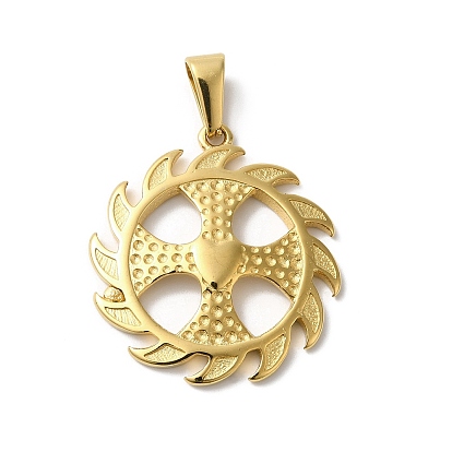 Вакуумное покрытие pvd 304 подвески из нержавеющей стали, пилообразный оберег