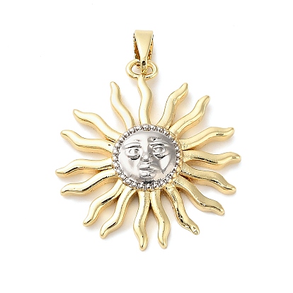 Brass Pendants, Sun Charms