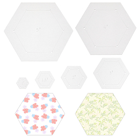 Акриловый трафаретный набор, шестиугольник