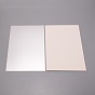 Cartes de papier de peinture rectangle, pour l'écriture de peinture de bricolage et les décorations