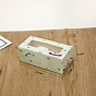 Paper Cake Box, Rectangle with 6 Compartment and Clear Window Cover, Bakery Cupcake Packing Box