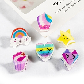 Акриловые коготь заколки