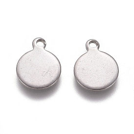 304 прелести нержавеющей стали, штамповка пустой метки, плоско-круглые