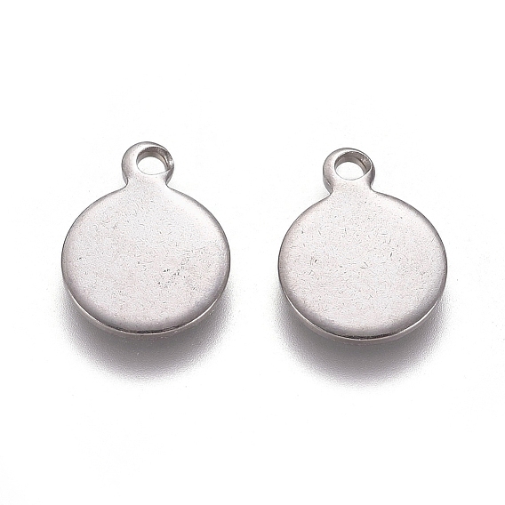 304 прелести нержавеющей стали, штамповка пустой метки, плоско-круглые