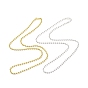 Brass Ball Chains Necklace for Men Women, Long-Lasting Plated, Lead Free & Cadmium Free