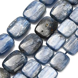 Натуральный кианитовые бисер пряди, прямоугольные