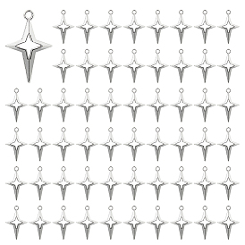 110 шт. Подвески из сплава в тибетском стиле, звезды прелести, без никеля 