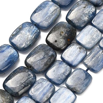 Натуральный кианитовые бисер пряди, прямоугольные