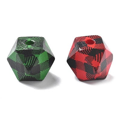 Набивные шима деревянные бусины, многоугольник