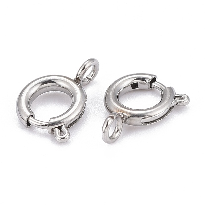 Ion Plating(IP) 304 Stainless Steel Spring Ring Clasps