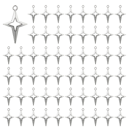 110 шт. Подвески из сплава в тибетском стиле, звезды прелести, без никеля 