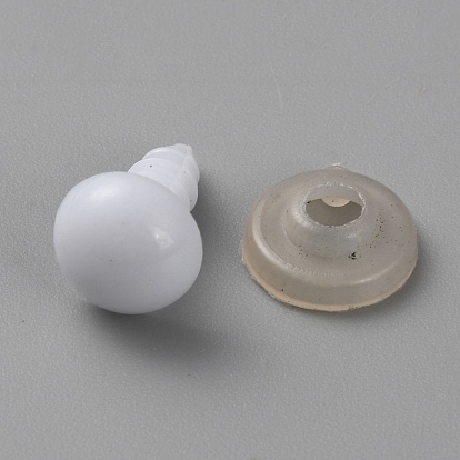Plastic Safety Eyes, with Gasket, Half Round Craft Eyes for Crochet Toy and Stuffed Animals