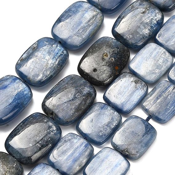 Натуральный кианитовые бисер пряди, прямоугольные