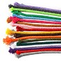 100M Braided Round Cotton Cords, for Crafts Packaging