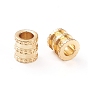 Brass Tube Beads, Long-Lasting Plated, Column