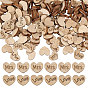 1400 шт. 2 стили сердце деревянные ремесленные принадлежности, необработанная древесная щепа