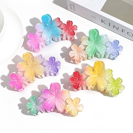 Resin Claw Hair Clips, Hair Accessories for Women & Girls, Flower